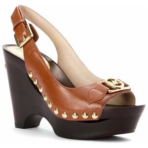 MICHAEL Michael Kors Charm Sling Platform Sandals 5